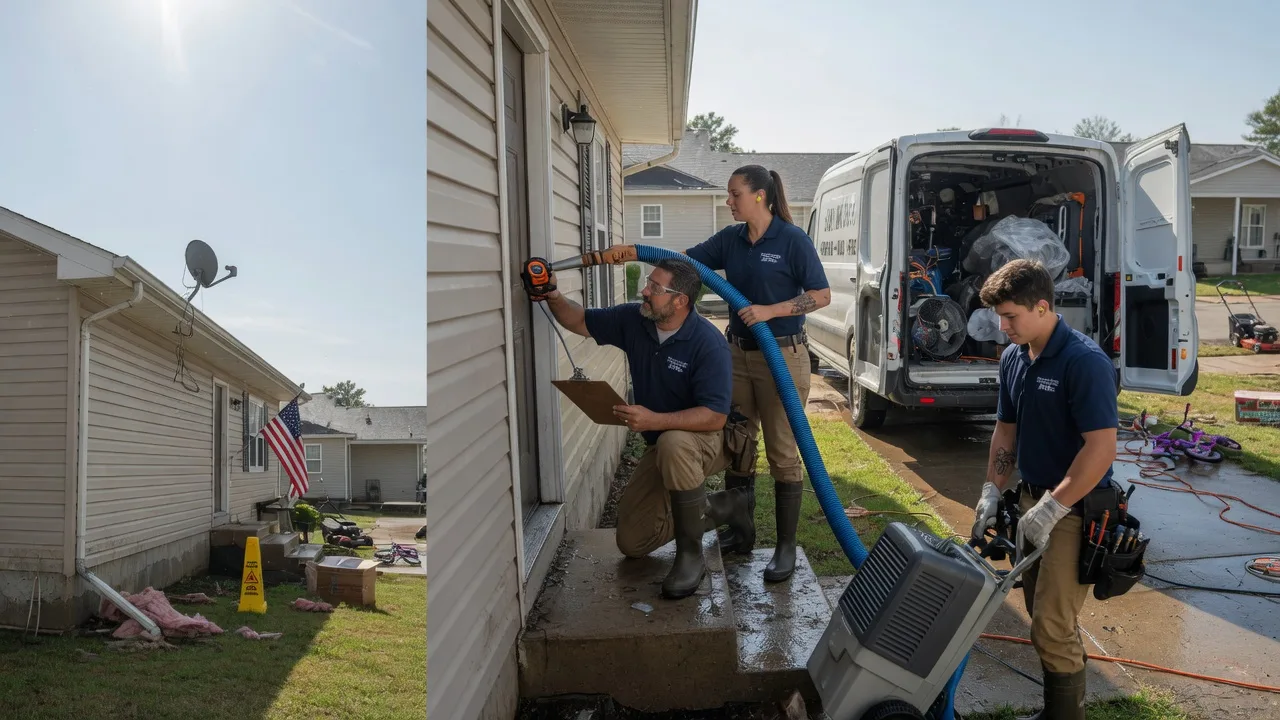 Ceiling Water Damage Restoration in Bridgeport, NE near me